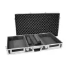 Hardcase Roadinger 30125342 DJ-kontrollerille vaneri musta hopea