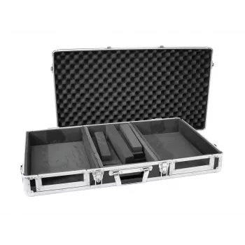 Hardcase Roadinger 30125342 DJ-kontrollerille vaneri musta hopea