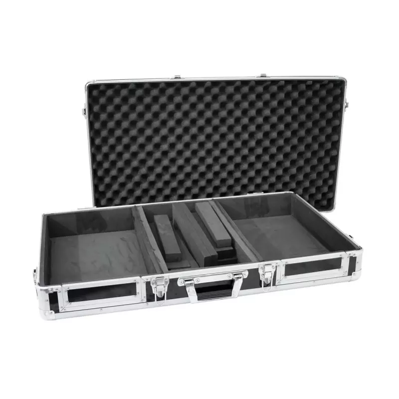 Hardcase Roadinger 30125342 DJ-kontrollerille vaneri musta hopea