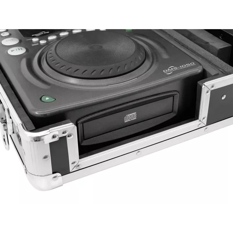 Hardcase Roadinger 30125342 DJ-kontrollerille vaneri musta hopea