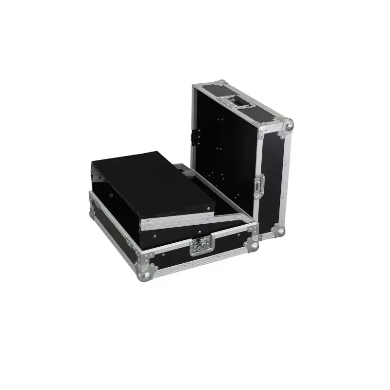 Flightcase Roadinger 30111563 vaneri musta hopea 10,7 kg