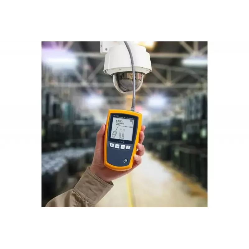 PoE-testeri Fluke MicroScanner PoE musta sininen keltainen RJ-45 RJ-11