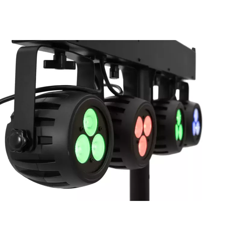 Kiskospotti Eurolite 42109606 LED sisäkäyttöön pyöreä musta