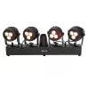 Kiskospotti Eurolite 42109606 LED sisäkäyttöön pyöreä musta