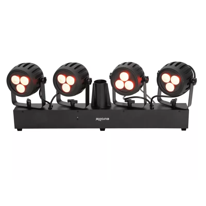 Kiskospotti Eurolite 42109606 LED sisäkäyttöön pyöreä musta