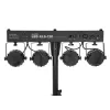 Kiskospotti Eurolite 42109606 LED sisäkäyttöön pyöreä musta