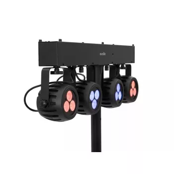 Kiskospotti Eurolite 42109606 LED sisäkäyttöön pyöreä musta