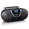 Henkilökohtainen CD-soitin Lenco SCD-600 musta hopea DAB+ FM PLL