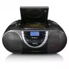 Henkilökohtainen CD-soitin Lenco SCD-600 musta hopea DAB+ FM PLL