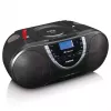 Henkilökohtainen CD-soitin Lenco SCD-600 musta hopea DAB+ FM PLL