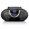 Henkilökohtainen CD-soitin Lenco SCD-600 musta hopea DAB+ FM PLL