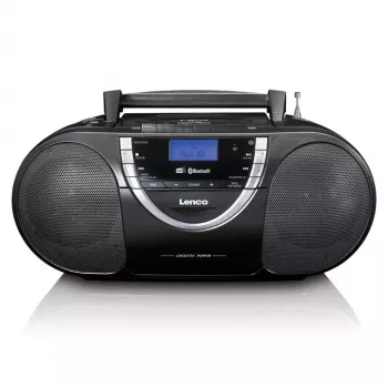 Henkilökohtainen CD-soitin Lenco SCD-600 musta hopea DAB+ FM PLL