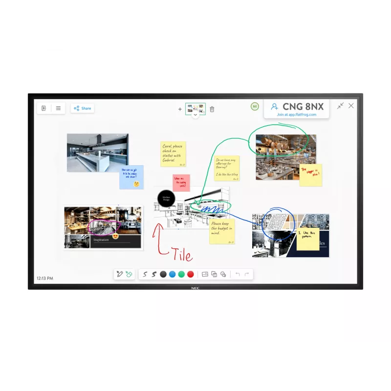 NEC MultiSync M861 IGB Digital Signage -näyttö 2,18 m (86 inch) LCD 500 cd/m² 4K Ultra HD musta kosketusnäyttö 24/7