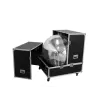 Flightcase Roadinger 31000433 vaneri musta hopea 69,8 kg
