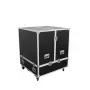 Flightcase Roadinger 31000433 vaneri musta hopea 69,8 kg