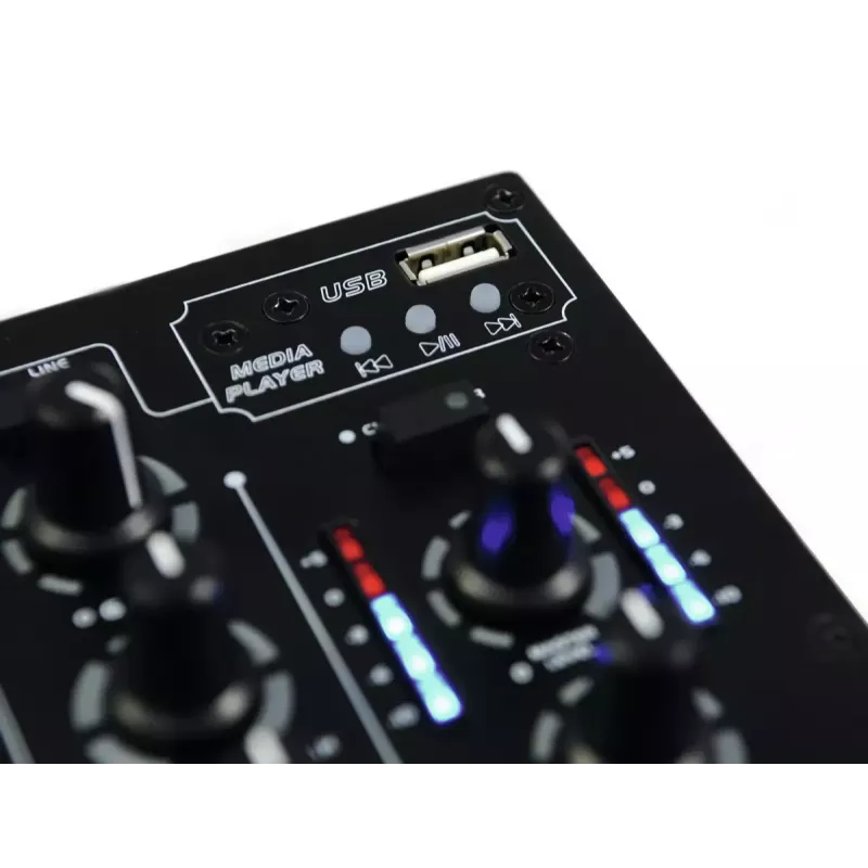 Audiomikseri Omnitronic 10006879 3 kanavaa 20 - 20000 Hz musta