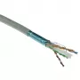 ACT Cat 6 F/UTP asennuskaapeli, massiivi, PVC, CPR-Euroclass ECA, 24 AWG, harmaa, 305 metriä
