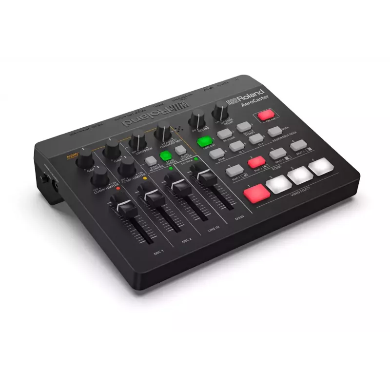 Audioliitäntä Roland AeroCaster musta 24 bit 48 kHz Phantom Power 48 V