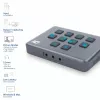 ACT Dual HDMI -tulo USB-C-videoswitch 60Hz harmaa