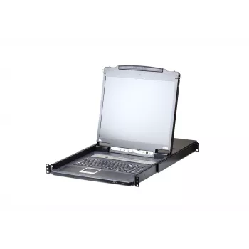 ATEN 16-porttinen 17 tuuman LCD KVM -kytkin IP:n yli (USB - PS/2 VGA) USB-oheisliitännällä