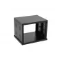 Vapaasti seisova rack Roadinger 30103166 8U kapasiteetti 50 kg musta