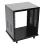 Vapaasti seisova rack Roadinger 30103170 12U musta 50 kg kapasiteetti