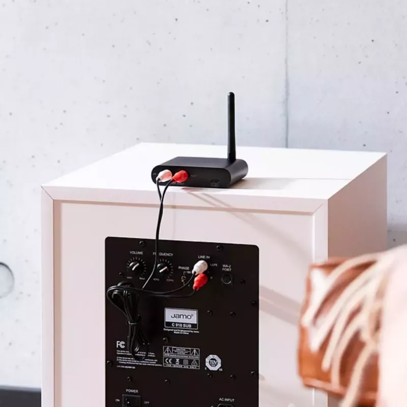 Marmitek Subwoofer Anywhere 640 – langaton audiolähetin ja -vastaanotin subwooferille