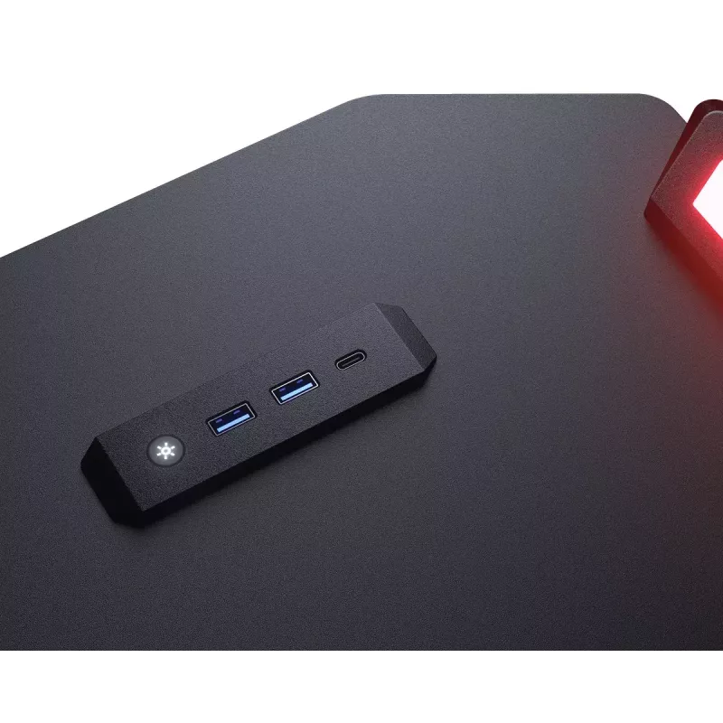 Tietokonepöytä COUGAR Gaming DEMIUS 120 musta MDF USB 3.2