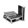 Flightcase Roadinger 3011157D musta hopea