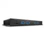 Lindy 7 portin USB 3.2 Gen 2 -metallikeskitin