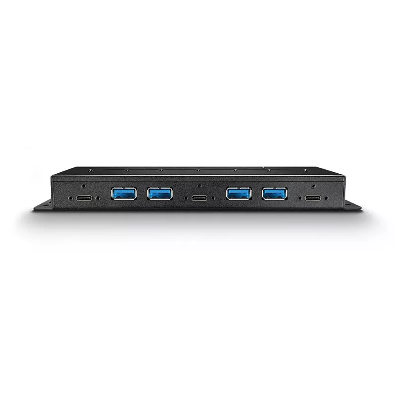 Lindy 7 portin USB 3.2 Gen 2 -metallikeskitin