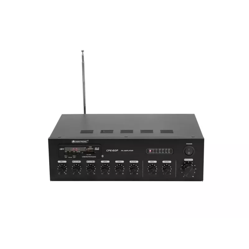 Audiovahvistin Omnitronic 80709606 Performance/näyttämö musta