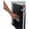 Flightcase Roadinger 30107270 MDF musta hopea 10,6 kg