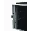 Flightcase Roadinger 30109787 vaneri musta hopea 13,4 kg