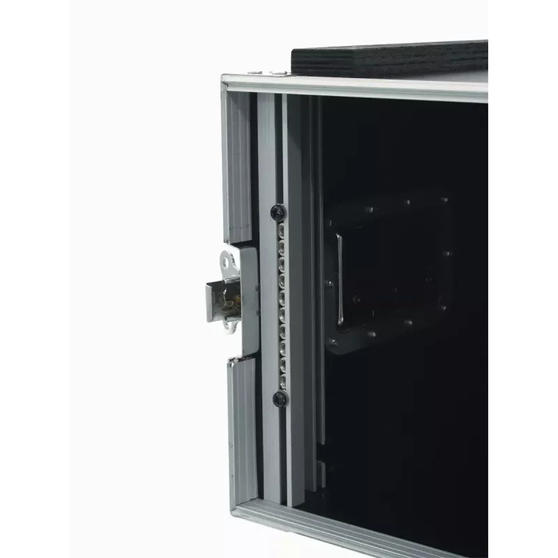 Flightcase Roadinger 30109787 vaneri musta hopea 13,4 kg
