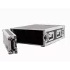 Flightcase Roadinger 30109785 vaneri musta hopea 11,2 kg