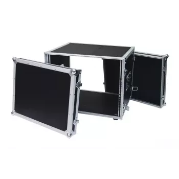 Flightcase Roadinger 30107260 MDF musta hopea 9,7 kg