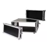 Flightcase Roadinger 30107220 MDF musta hopea 6,8 kg