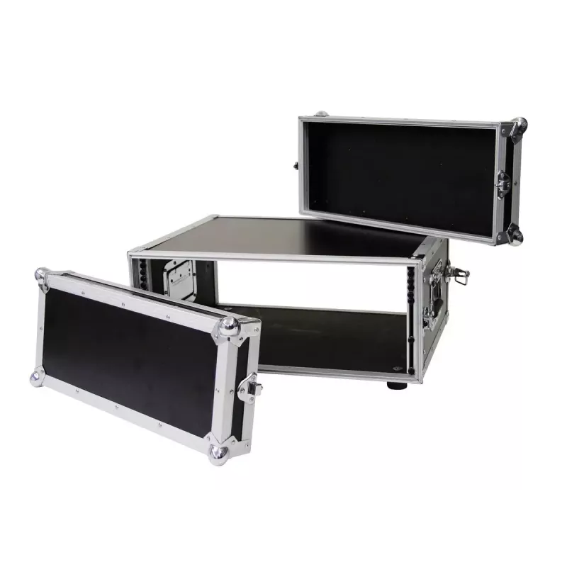 Flightcase Roadinger 30107220 MDF musta hopea 6,8 kg