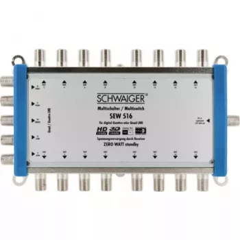 Satelliittimonikytkin Schwaiger SEW516 531 5 tuloa 16 lähtöä