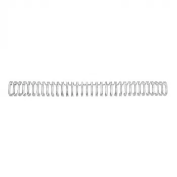 GBC WireBind-sidontarenkaat 3:1 NO5 8 mm A4, hopea, 3 arkkia, metalli, A4, 8 mm, 318 mm