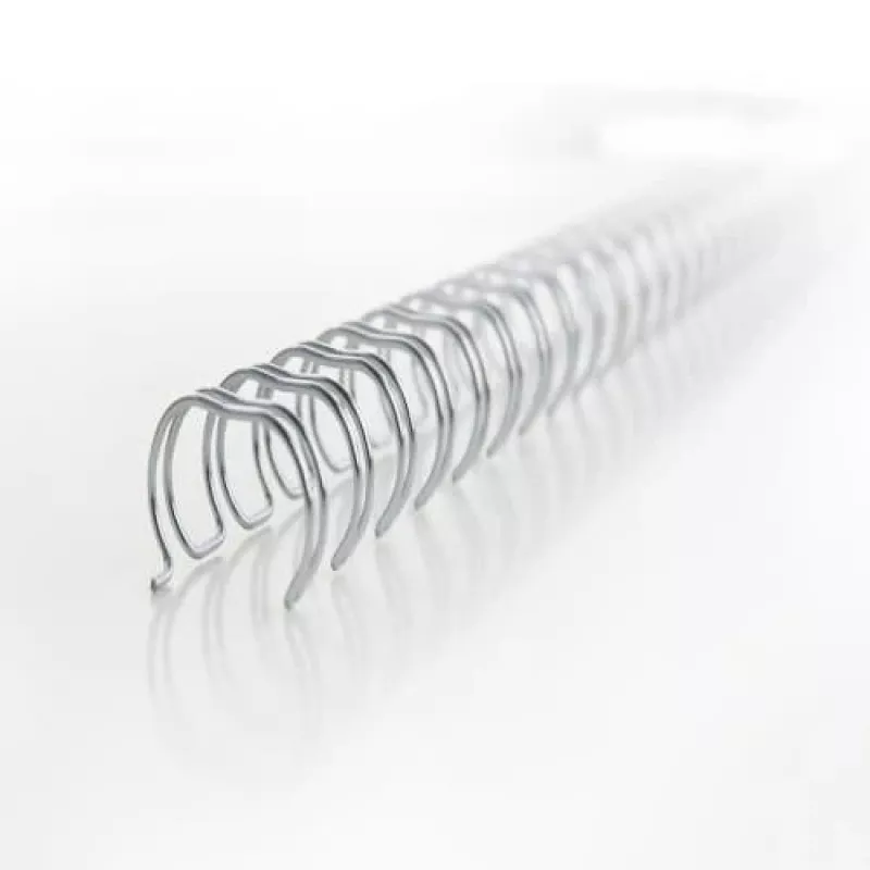 GBC WireBind RG810697 sidontalangat, 9,5 mm, 34 rengasta, A4, 85 arkkia, 100 kpl, hopeanväriset