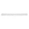 GBC WireBind-sidontarenkaat 3:1 NO8 12,5 mm A4, hopea, 3 arkkia, metalli, A4, 1,25 cm, 280 mm