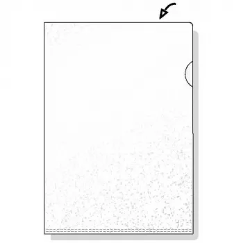 Rexel Embossed A4 L-kansio kirkas (100), A4, polypropeeni (PP), läpinäkyvä, 100 kpl, 221 mm, 311 mm