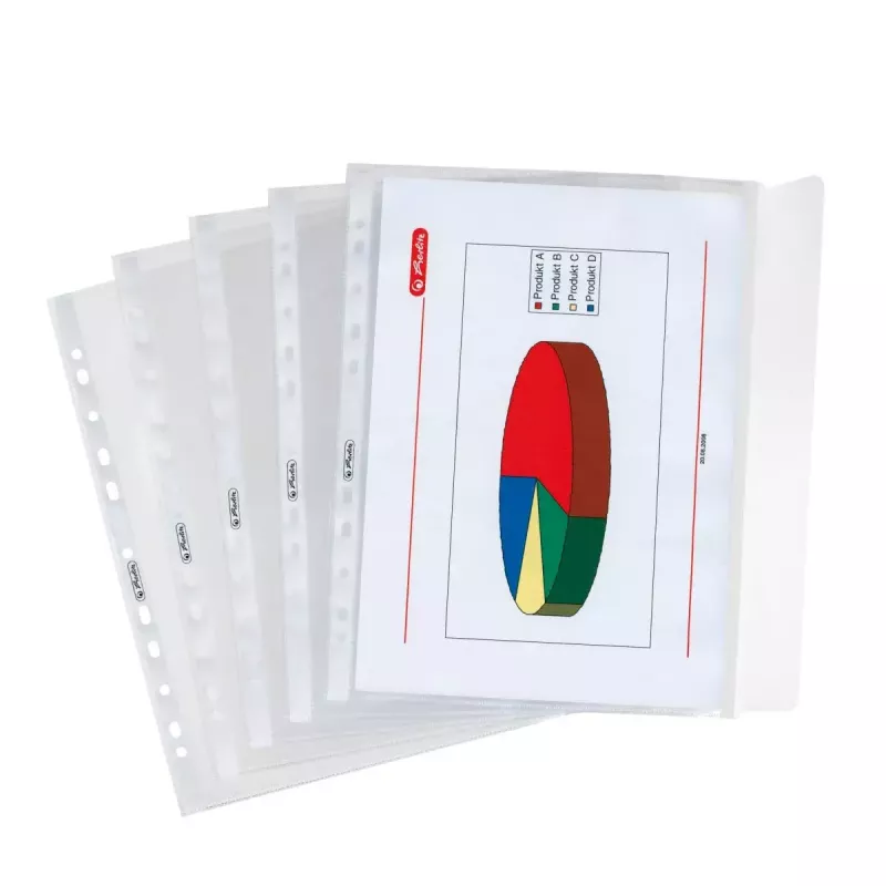 Kansio Herlitz 5896204 polypropeeni (PP) läpinäkyvä A4