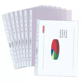 Kirkas muovitasku Herlitz 10840320 A4