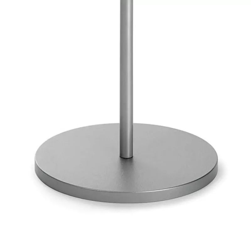 Nobo infoteline 1902383, A4, 350 x 70 x 1010 mm, korkeussäädettävä, pyöreä jalusta, hopea
