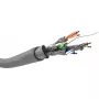 Verkkokaapeli Goobay CAT 6 S/FTP PiMF harmaa 305 m