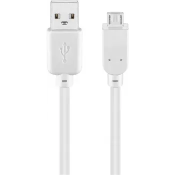 USB 2.0 Hi-Speed -kaapeli Goobay 96193 1 m valkoinen