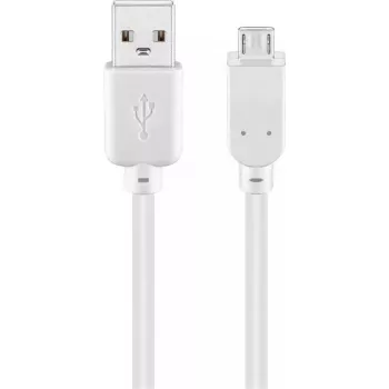USB 2.0 Hi-Speed -kaapeli Goobay 96195 5 m valkoinen